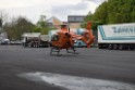 Einsatz Christoph 3 Koeln Vingst Thorwalsenstr Landung Marktplatz P19